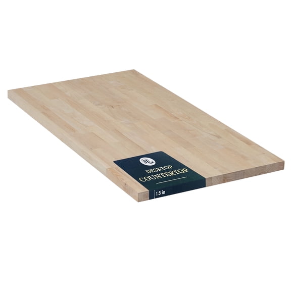 allforwood 72''L x 25''W x 1.5''Th Unfinished Solid Birch Wood, 6ft L x 25" W, 1.5in Butcher Block Countertop DIY Size Long Wooden Board for Kitchen Island Table Top Washer Dryer Workbench