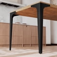 thumbnail image 1 of allforwood Spade Dining Table Leg Modern and Minimalist Metal Legs for DIY Table Projects (Set of 4)., 1 of 8