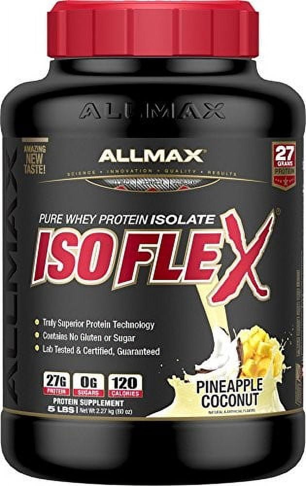 AllMax Isoflex, Pineapple Coconut, 5 Lb