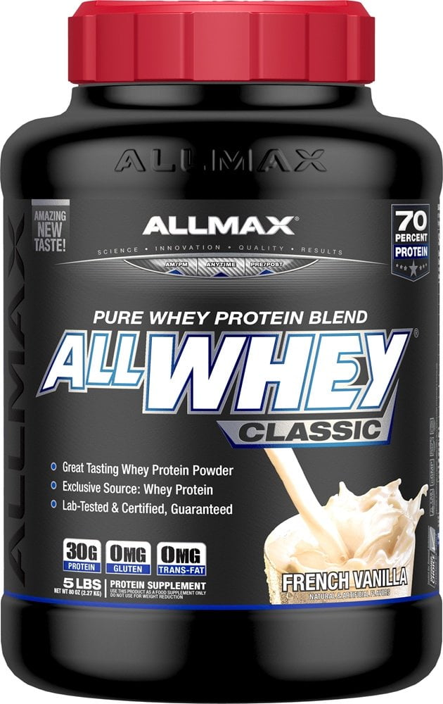 AllMax Nutrition - AllWhey Classic Pure Whey Protein Blend French Vanilla - 5 lbs.