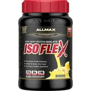 AllMax Nutrition - IsoFlex Pure Whey Protein Isolate Banana - 2 Lb