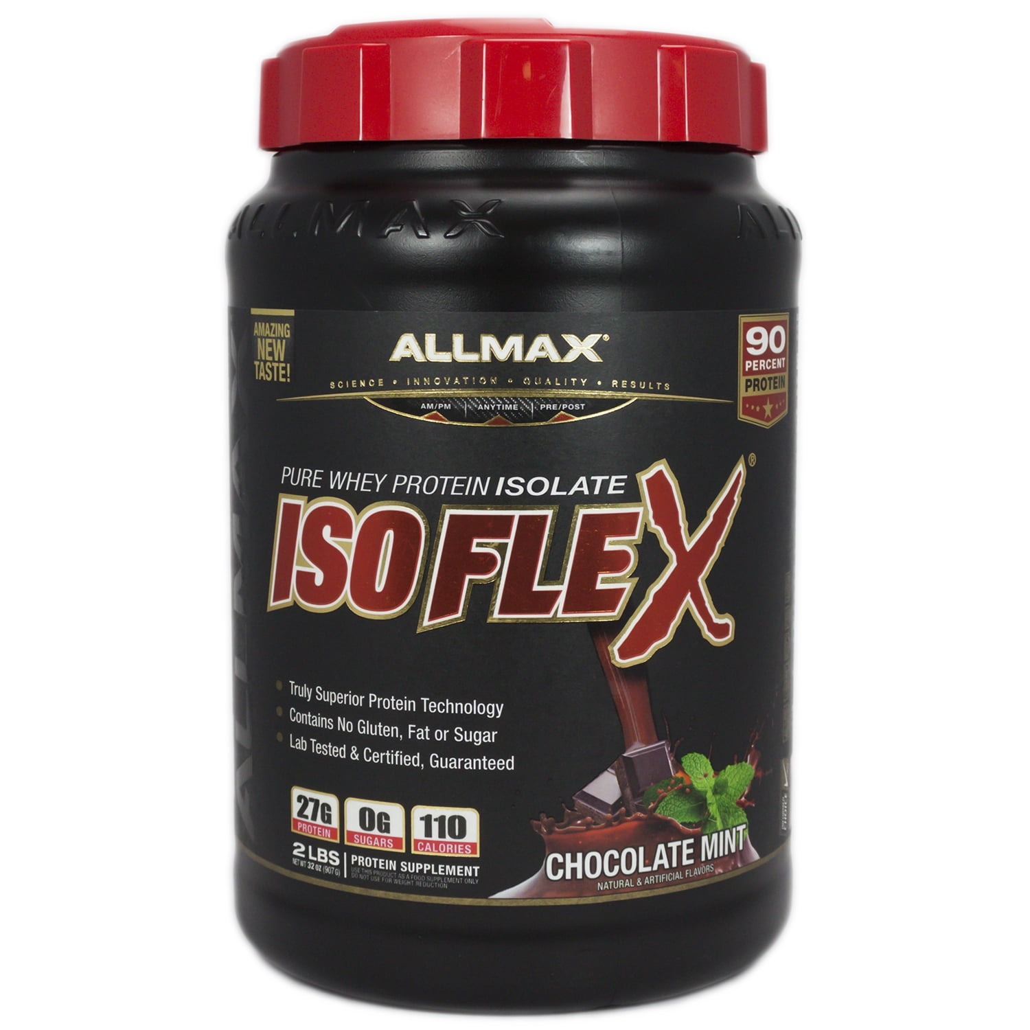 AllMax Nutrition IsoFlex Pure Whey Protein Isolate Chocolate Mint 2
