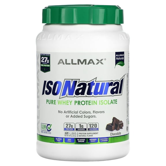AllMax Nutrition - IsoNatural Whey Protein Isolate Chocolate - 2 lbs.