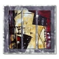 thumbnail image 1 of AllMyWalls PALM00007 Ruth Palmer Merlot Movement, 1 of 3