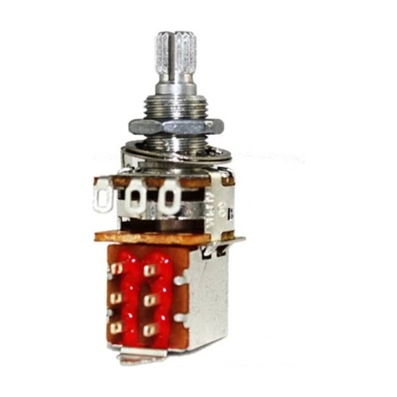 250K DPDT Push Pull Audio Pots Bulk Pack