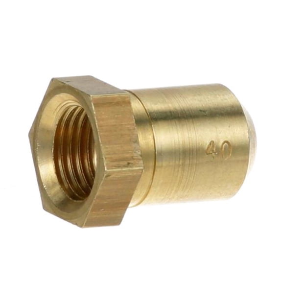 AllPoints 0.375 -27 x 0.5 in. 26-1100 Brass Hood Orifice - No. 40