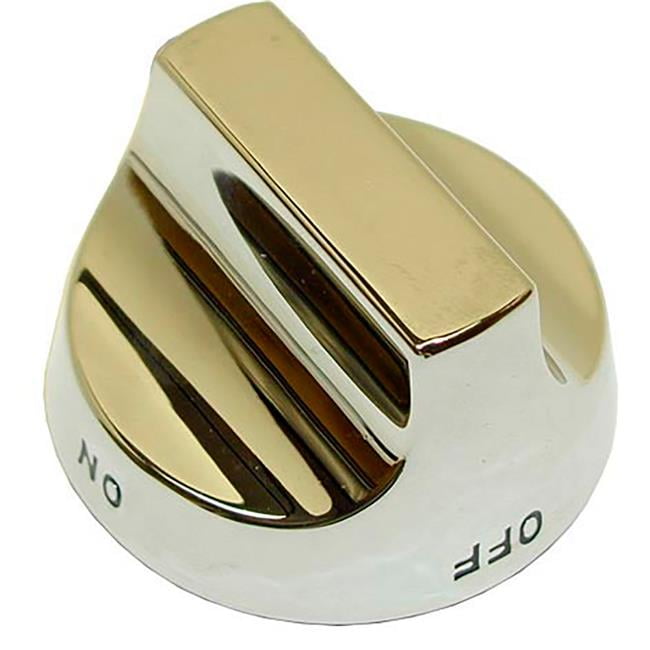AllPoints B2949402 2.5 in. 22-1165 Broiler - Grill - Stock Pot - Wok Range Top Burner Valve Knob - Off - On