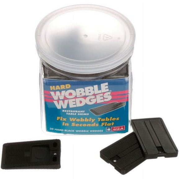 AllPoints 281758 Wobble Wedge - Black - Pack of 30