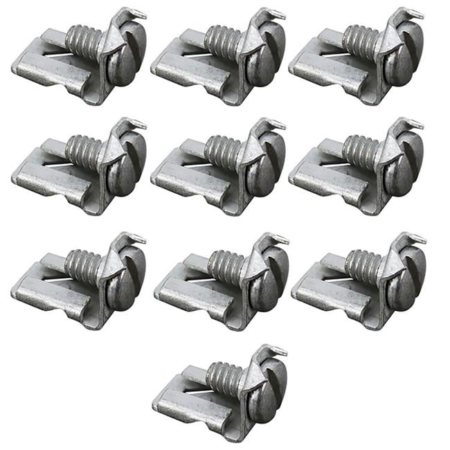 AllPoints B2949153 85-1049 Solderless Terminal Connector - 0.25 in. Female Tab - No. 8 Screw - Pack of 10