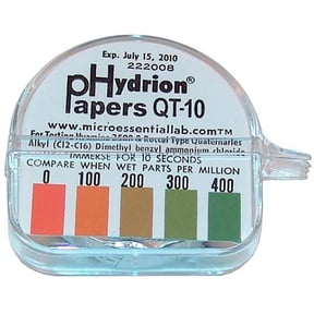 AllPoints B2948755 851285 Paper - Test - QT10 Hydrion