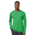 thumbnail image 1 of AllPro Men's Pro-Lock Classic Fit Long Sleeve T-Shirt, 100% Polyester Moisture Crewneck Tee Shirt (Kelly-Green, L), 1 of 7