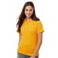 thumbnail image 1 of AllPro Women's Pique Polo Shirts 65 Poly/35 Cotton Standard fit Plain Tee Short Sleeve Golf Polo Shirt (Gold, 2XL), 1 of 7