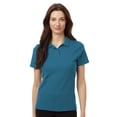 thumbnail image 1 of AllPro Women's Pique Polo Shirts 65 Poly/35 Cotton Standard fit Plain Tee Short Sleeve Golf Polo Shirt (Pacific Blue, 2XL), 1 of 7