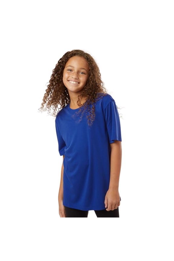 Youth Pro-Lock Performance T-Shirt Crafts and DIY Plain Tee Shirt (Royal, S)
