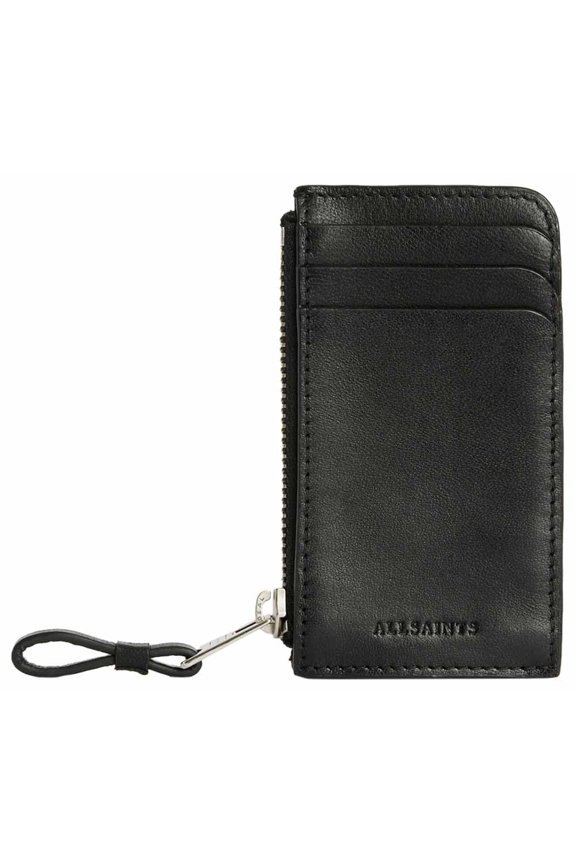 Men's Isamu Zipped Card Holder Black One Size Y101