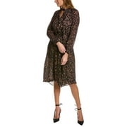 AllSaints Women's Nina Torto Linen-Blend Maxi Dress, UK 6/US 2, Brown