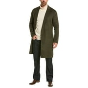 AllSaints mens  Hanson Wool-Blend Coat, S, Green
