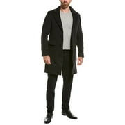 AllSaints mens  Lexington Wool & Cashmere-Blend Coat, 38, Grey