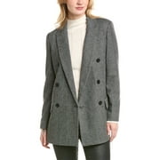 AllSaints womens  Astrid Herri Wool-Blend Blazer, UK 14/US 10, Grey
