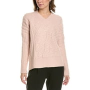AllSaints womens  Claude Wool & Yak-Blend Sweater, M, Pink