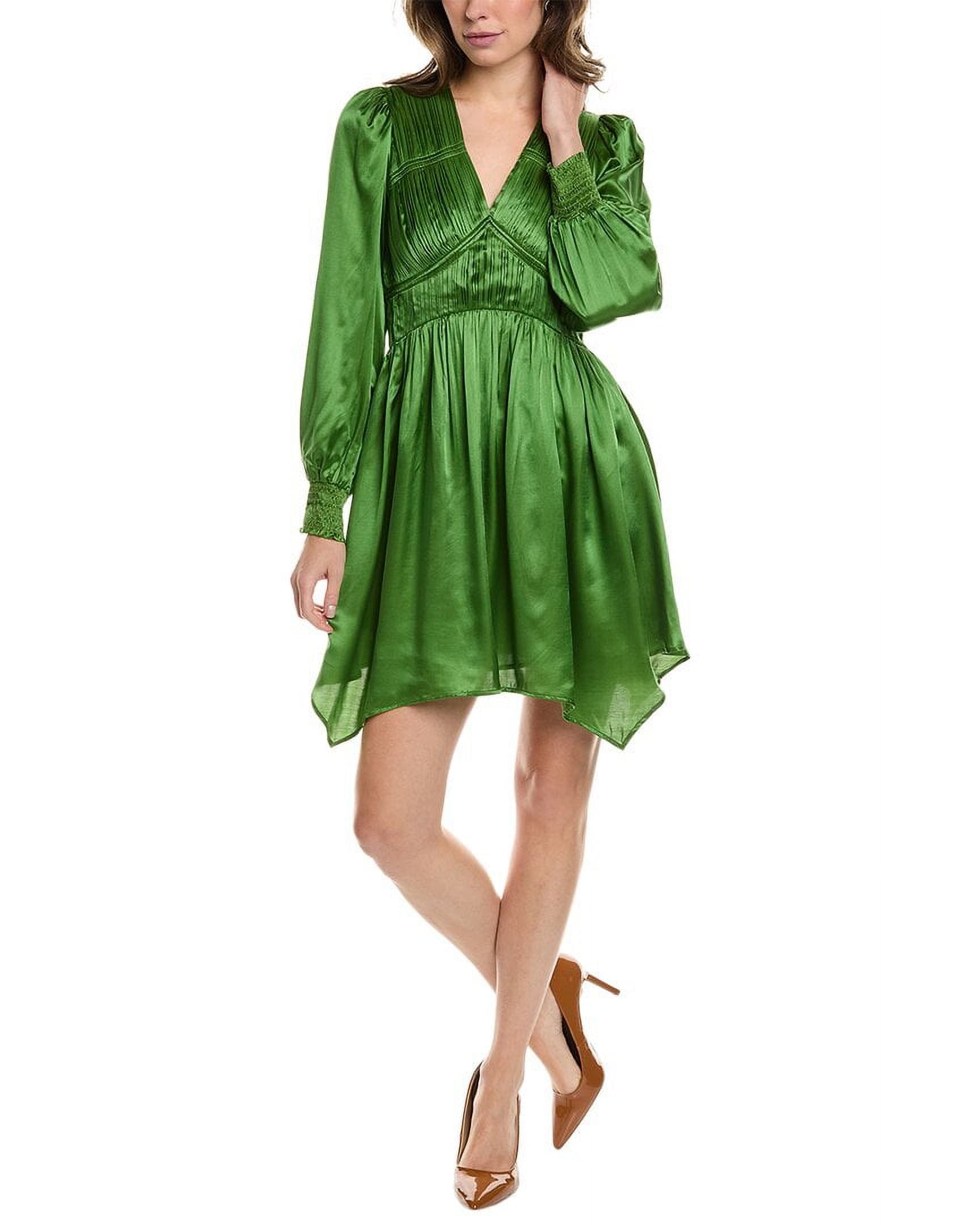 AllSaints womens Esta Silk-Blend Mini Dress, UK 4/US Ghana | Ubuy