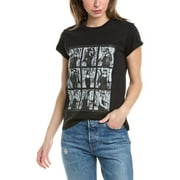AllSaints womens  Luli Anna T-Shirt, UK 8/US 4, Black