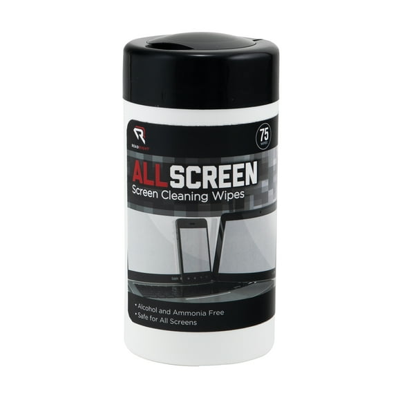 Read Right AllScreen Screen Cleaning Wipes, 75 Count Tub