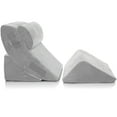 thumbnail image 1 of AllSett Health 4-Piece Orthopedic Bed Wedge Pillows Set (Gray), ASH1096GR, 1 of 8