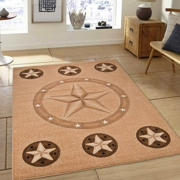 AllStar Rugs Brown Area Rug