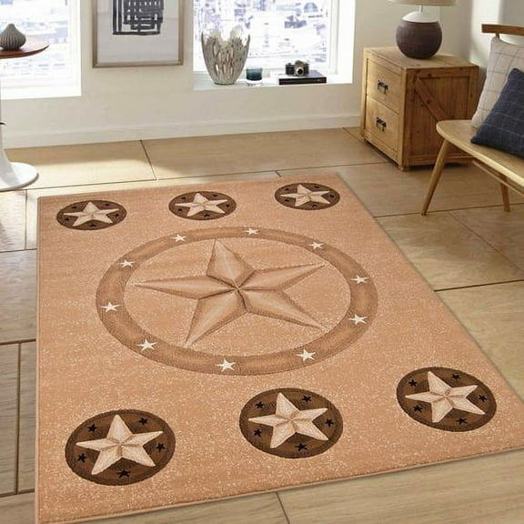 AllStar Rugs Brown Area Rug
