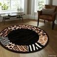thumbnail image 1 of AllStar Rugs Hand-Woven Black Area Rug, 1 of 3