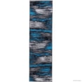 thumbnail image 1 of AllStar Rugs Modern Woven Area Rug, Blue, Drop-Stitch Weave High Density Ultra-Soft Pile, 1 of 5