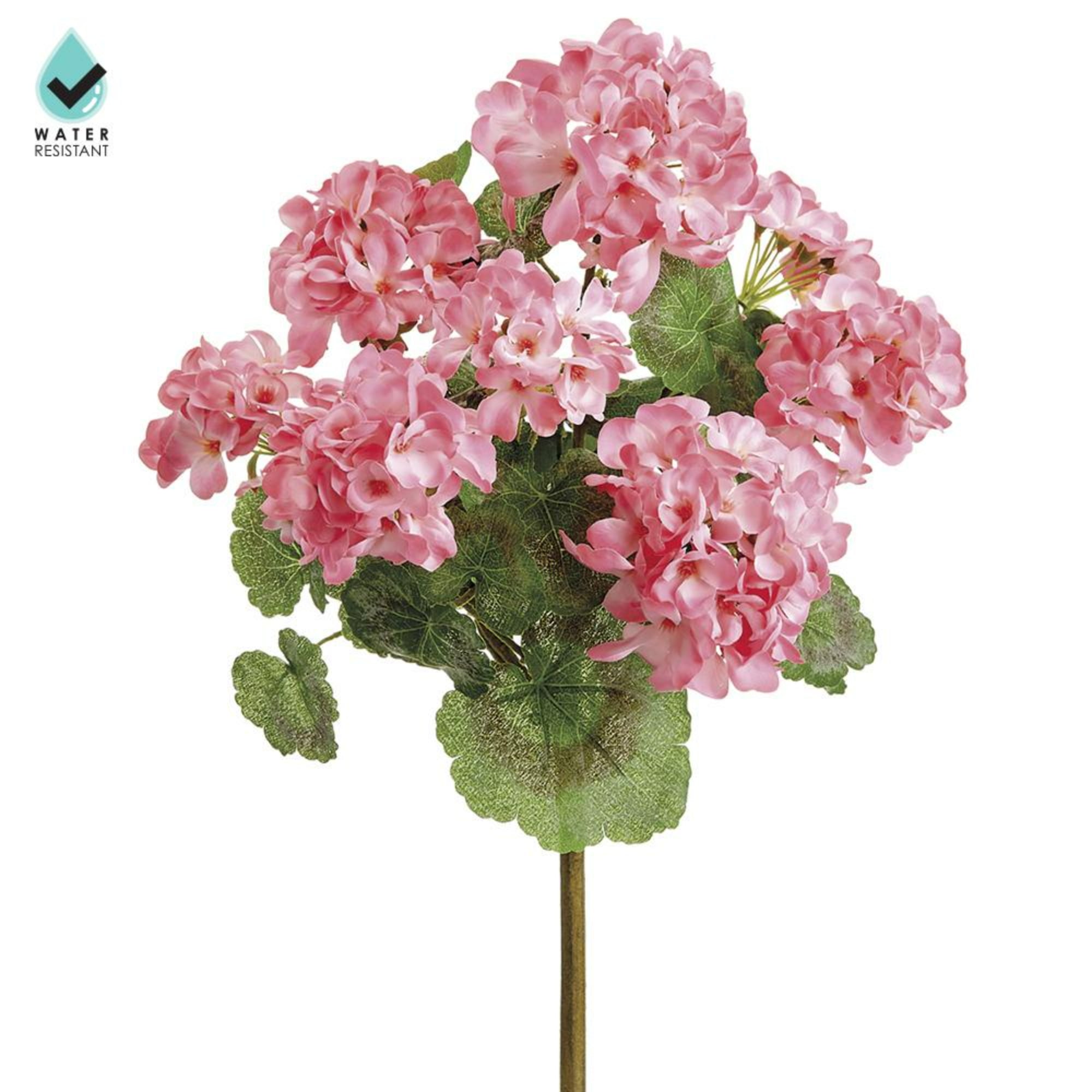 Allstate Artificial Geranium Floral Bush Spray - 18