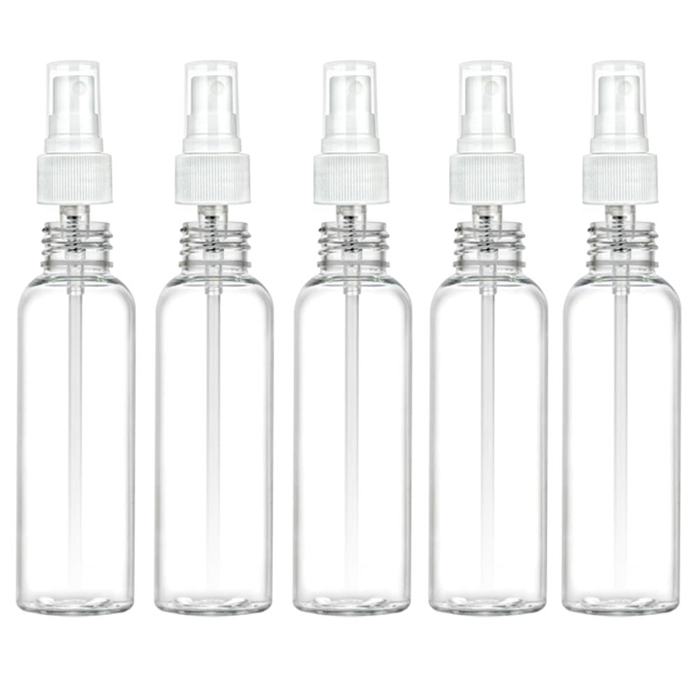 SMARTBUYER-1 PIECE 200 ML empty spray bottle - Refillable and Transparent  round plastic bottle for multi purpose use - 1 bottle