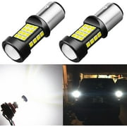 Alla Lighting 1000Lm 3030 36-SMD Extremely Super Bright 6000K White BAY15D 7528 2357NA 1157 LED Bulbs High Power 3030 Chipsets LED Lights Lamps Replacement