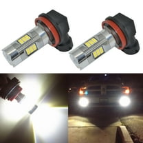 Alla Lighting 2000 Lumens High Power 3030 36-SMD Extremely Super Bright 6000K White H11LL H8LL H11 H8 H16 LED Bulbs for Fog Lights Driving Light Lamps Replacement