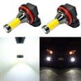 thumbnail image 1 of Alla Lighting 2800lm H8 H16 H11 LED Fog Lights Bulb Xtreme Super Bright COB-35 LED Replacement for Cars, Trucks, 6000K Xenon White (Set of 2), 1 of 8