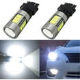 thumbnail image 1 of Alla Lighting 2pcs Front Rear Turn Signal Lights Blinker Brake Lights Stop Light Tail Light Super White LED Bulbs Lamps Replacement for 2010 2011 2012 2013 Camaro 3157 3157KX 3157K 3457NAKLCP (White), 1 of 10