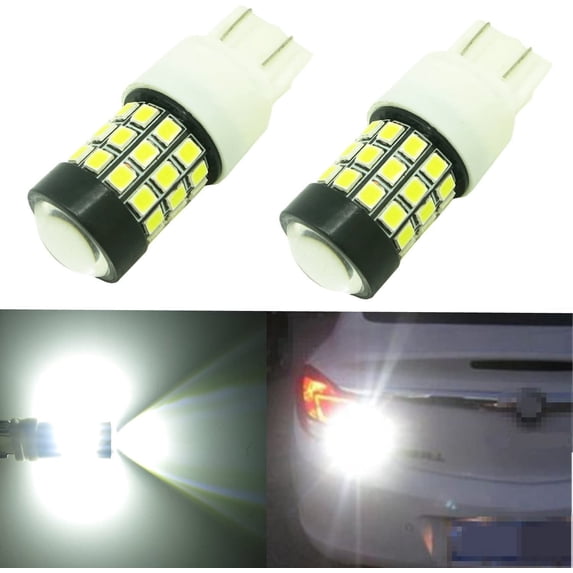 Alla Lighting 2pcs Super Bright 7443 7440NA 7443LL 6000K White LED Bulbs Rear Turn Signal Lights Blinker Brake Lights Stop Light Tail Light Lamps for 2007 2008 2009 2010 2011 2012 2013 2014 FJ Cruiser