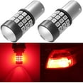 thumbnail image 1 of Alla Lighting 2pcs Super Bright Pure Red 7507 PY21W 12496 LED Bulbs Rear Turn Signal Lights Blinker Light Lamps for 2009-2014 Cube, 1 of 9