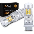 thumbnail image 1 of Alla Lighting 2pcs Super Bright White Yellow 3157A LED Switchback Bulbs Front Turn Signal Light Replacement for 2005-2009 Uplander, 1 of 9
