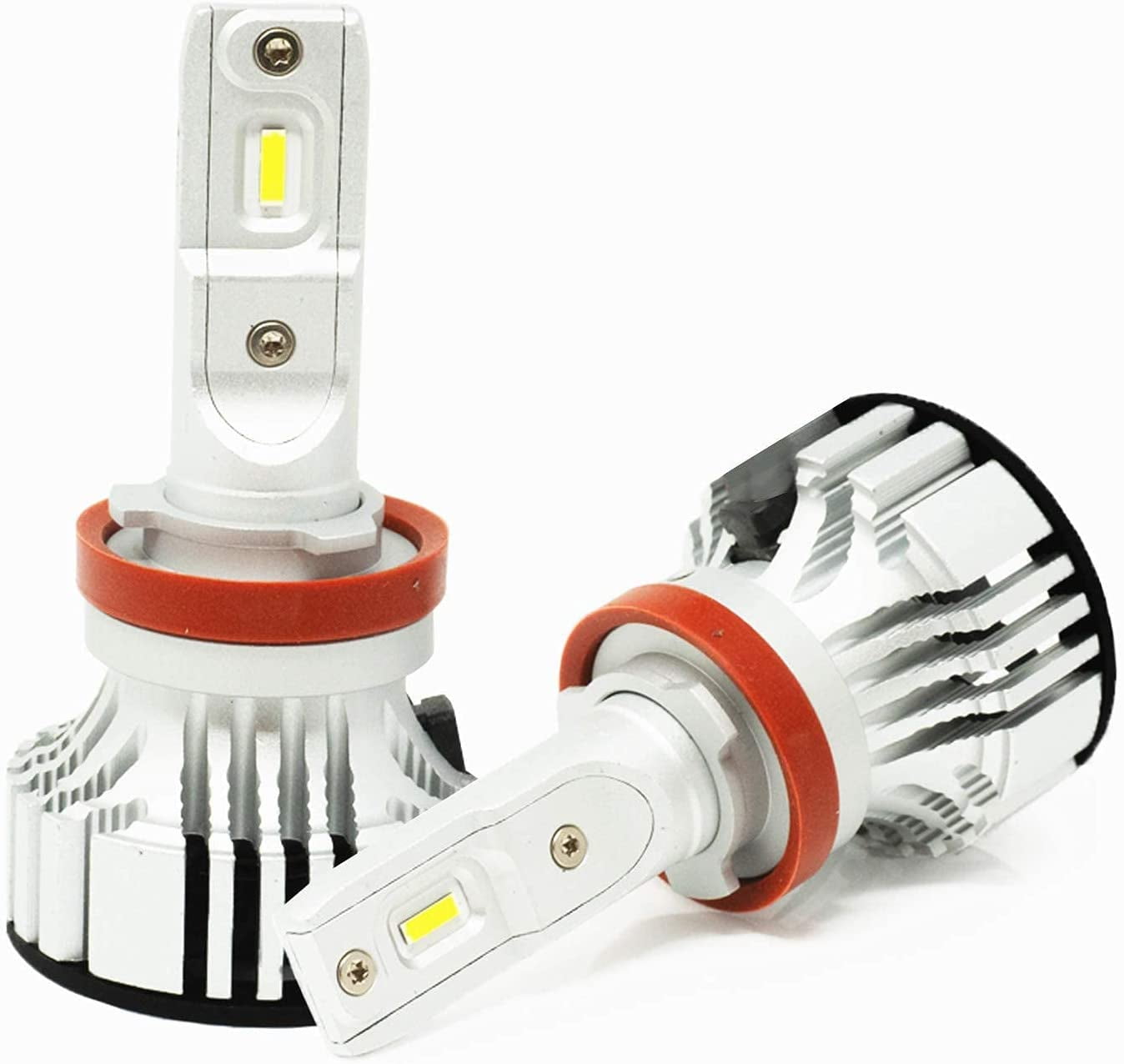 Alla Lighting 2pcs Xtreme Super Bright 6000K H11 Xenon White LED Headlights  Bulbs Low Beam Replacement for 2007-2015 Silverado 1500-2019 2500 3500 HD 