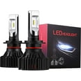 thumbnail image 1 of Alla Lighting 2x Super Bright White H7 LED Bulbs Headlights for 2003 2004 2005 2006 2007 2008 Tiburon/Low Beam for 2000-2006 Tiburon, 1 of 9