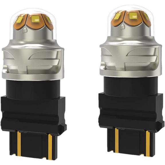 Alla Lighting 3000lm W2.5x16q D.F. Wedge Base T25 3156 3157 LED Lights Bulbs Optical Turn Signal Lights, Reverse Lights, Brake Lights Tail Lights DRL P27W/7W 40610 4114