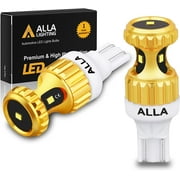Alla Lighting 3000lm ZES 912 921 LED Reverse Lights Bulbs Xtreme Super Bright 12V 5W SMD T10 T15 906 W16W LED Back-up Light, 6000K Xenon White