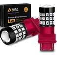 thumbnail image 1 of Alla Lighting 3156 3157 Red LED Bulbs Super Bright 2835 39-SMD 12V Brake Light Stop Light Turn Signal Lights Taillights Replacement 3056 3057 4157 3047 4057 3457 for Cars, Trucks, Motorcycles, 1 of 10