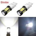 thumbnail image 1 of Alla Lighting 3800lm 3156 3157 White LED Strobe Brake Lights Bulbs Bright T25 3457 3057 4057 3157 LED Bulb High Power 3030 SMD 6000K Xenon LED for Car Truck Flashing Brake Lights Stop Light Tail Light, 1 of 3
