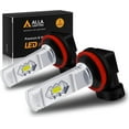 thumbnail image 1 of Alla Lighting 3800lm Xtreme Super Bright H8 H16 H11 LED Bulbs, 6K Xenon White Fog Lights/DRL High Illumination ETI 56-SMD 12V Upgrade, 1 of 10