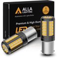 thumbnail image 1 of Alla Lighting 4014-84 SMD BAY15D 1157 LED Bulbs, Amber Yellow Turn Signal Lights 7528 2357 3496 1157NA 2357NA Dual Filament Super Bright LEDs Replacement, 1 of 8
