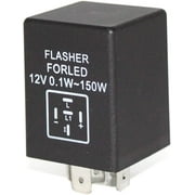 Alla Lighting 5-Pin EP27 FL27 Electronic LED Flasher Relay Fix For LED Turn Signal Bulbs Hyper Flash Fix